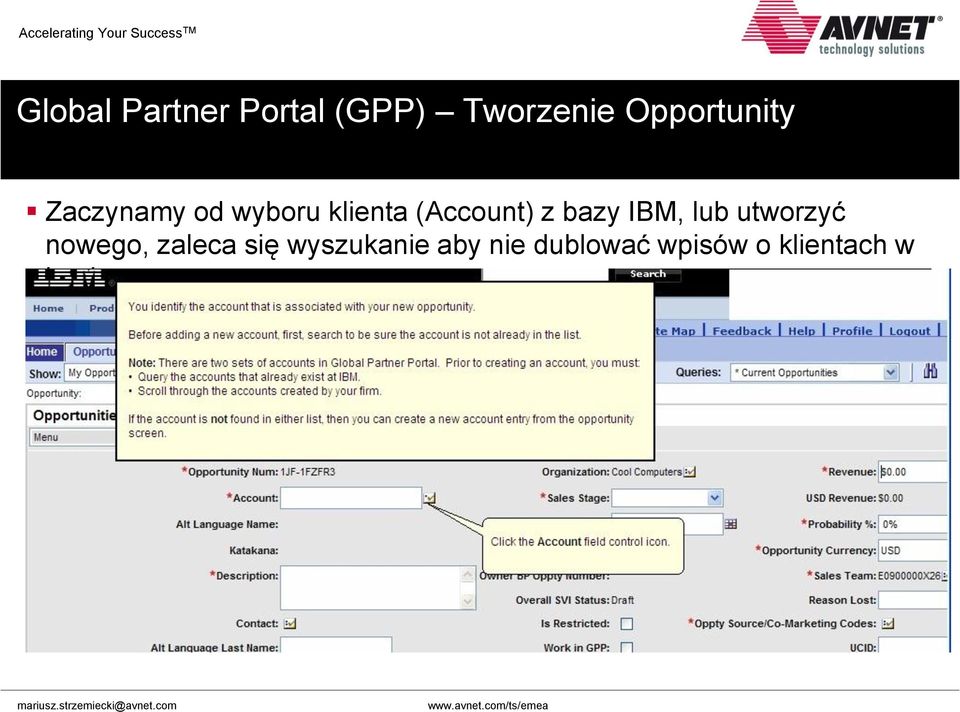 utworzyć nowego, zaleca się wyszukanie aby nie