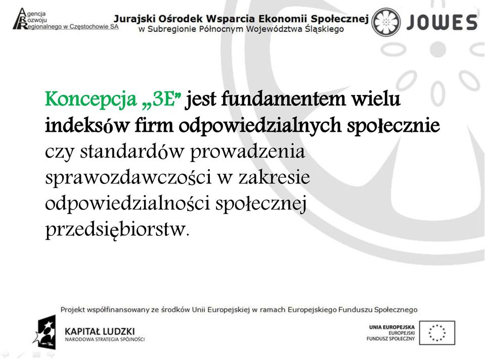 standardów prowadzenia sprawozdawczości w