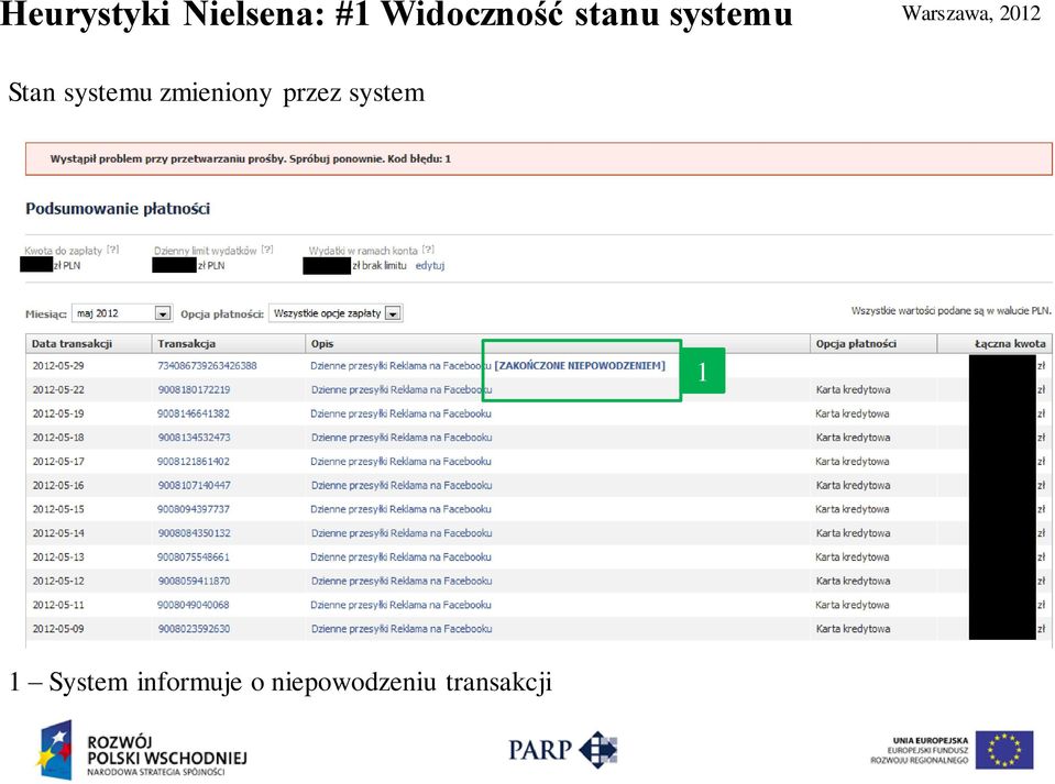 systemu zmieniony przez system 1