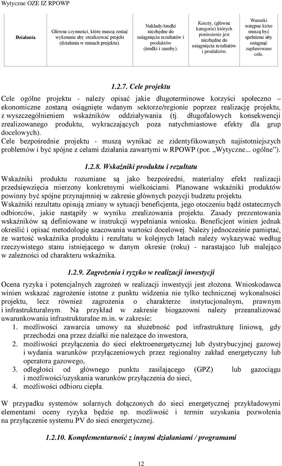 Cele projektu Cele ogólne projektu - należy opisać jakie długoterminowe korzyści społeczno ekonomiczne zostaną osiągnięte wdanym sektorze/regionie poprzez realizację projektu, z wyszczególnieniem