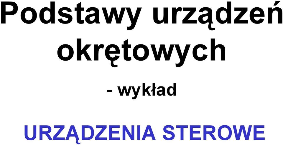 okrętowych -