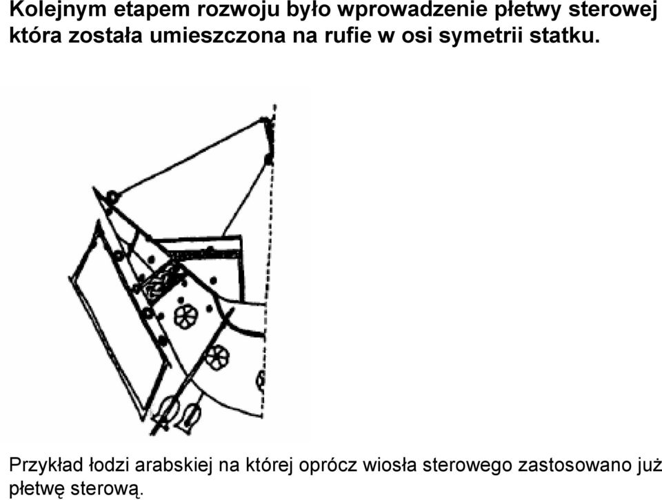 symetrii statku.