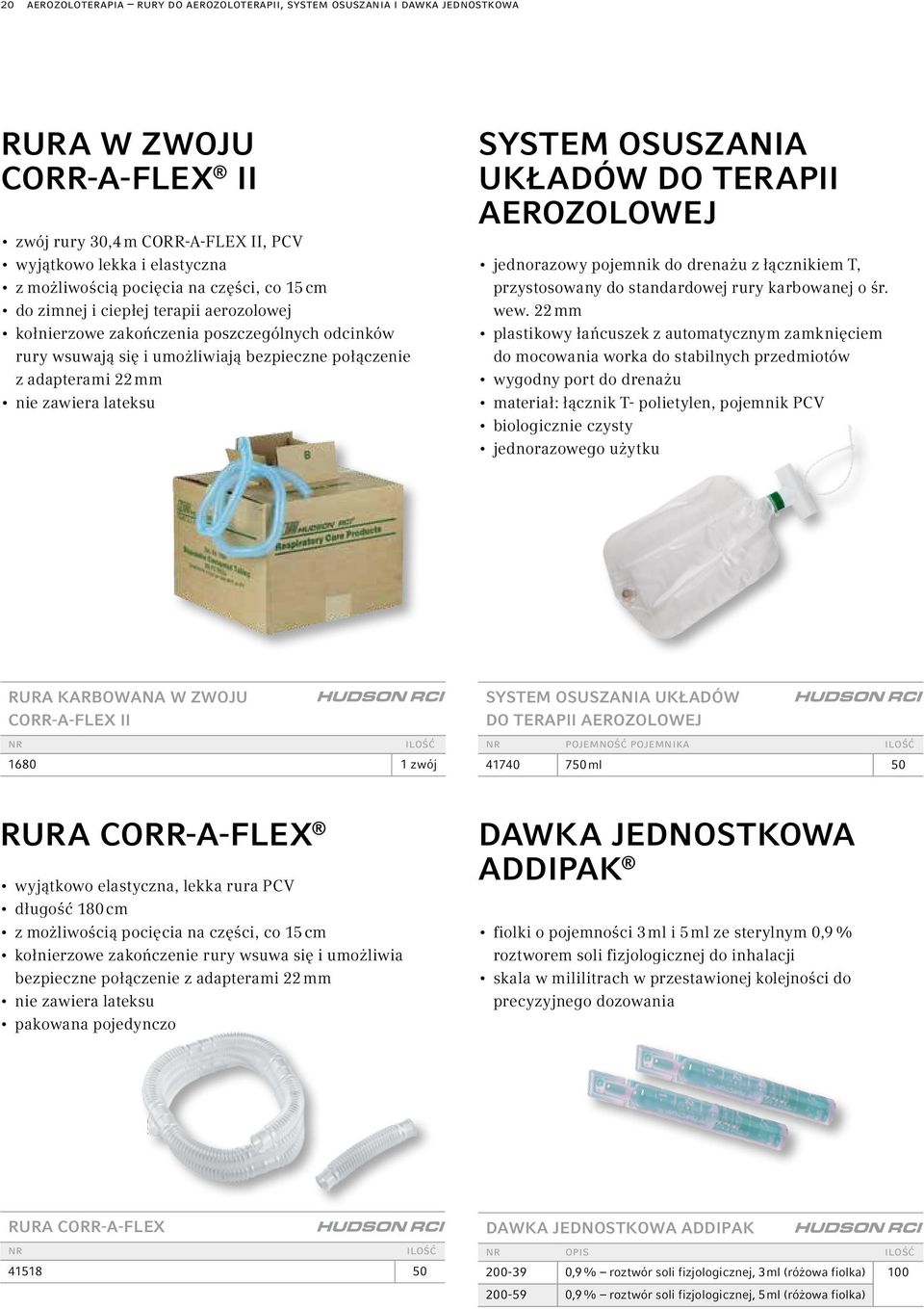układów do terapii aerozolowej jednorazowy pojemnik do drenażu z łącznikiem T, przystosowany do standardowej rury karbowanej o śr. wew.