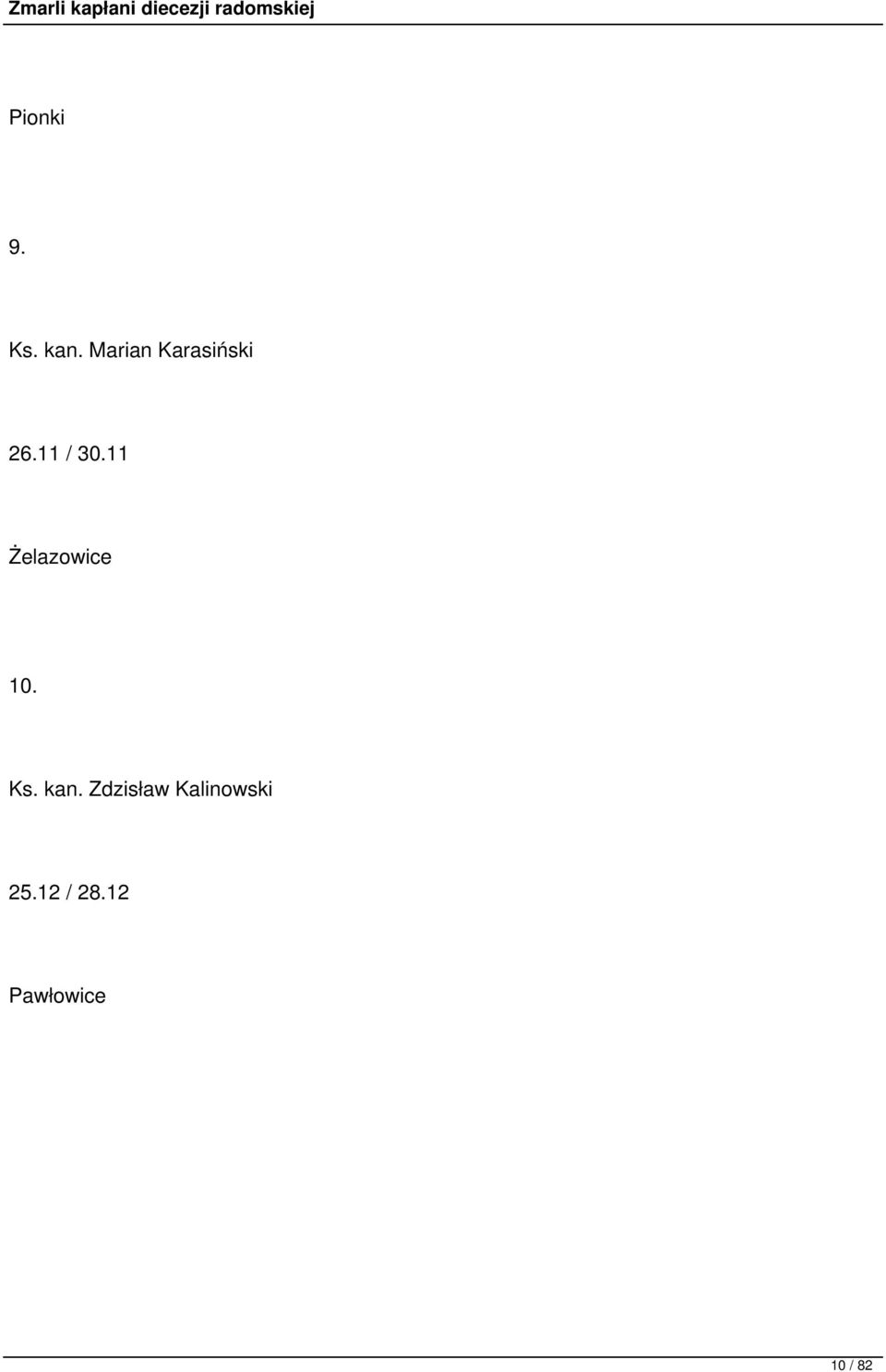 11 Żelazowice 10. Ks. kan.