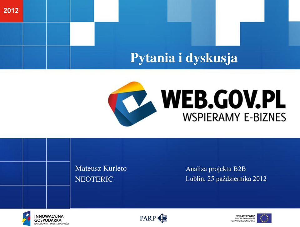Analiza projektu B2B