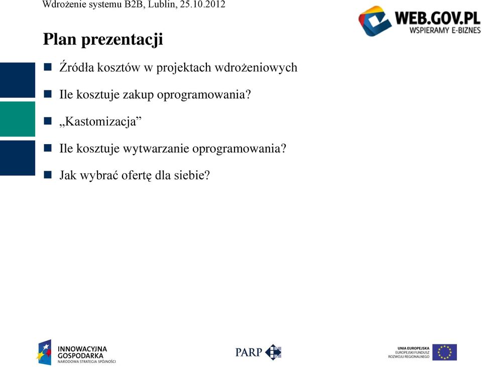 oprogramowania?