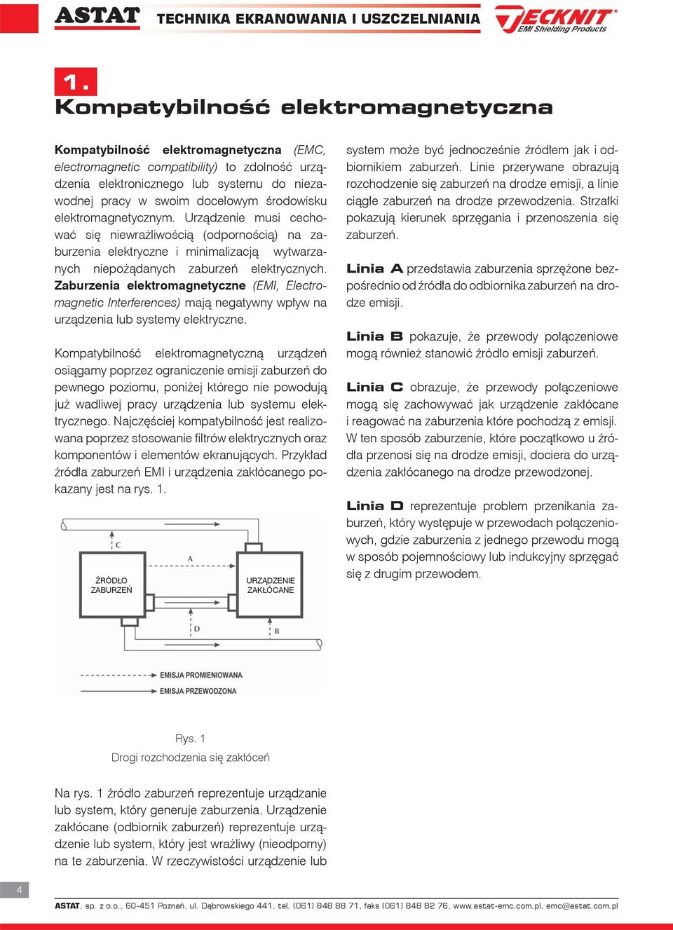 Zaburzenia elektromagnetyczne (EMI, Electromagnetic Interferences) mają negatywny wpływ na urządzenia lub systemy elektryczne.