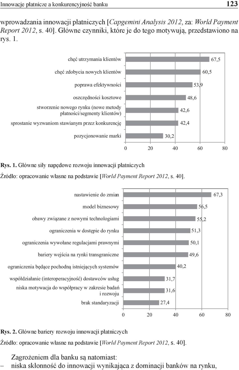 chęć utrzymania klientów chęć zdobycia nowych klientów poprawa efektywności oszczędności kosztowe stworzenie nowego rynku (nowe metody płatności/segmenty klientów) sprostanie wyzwaniom stawianym