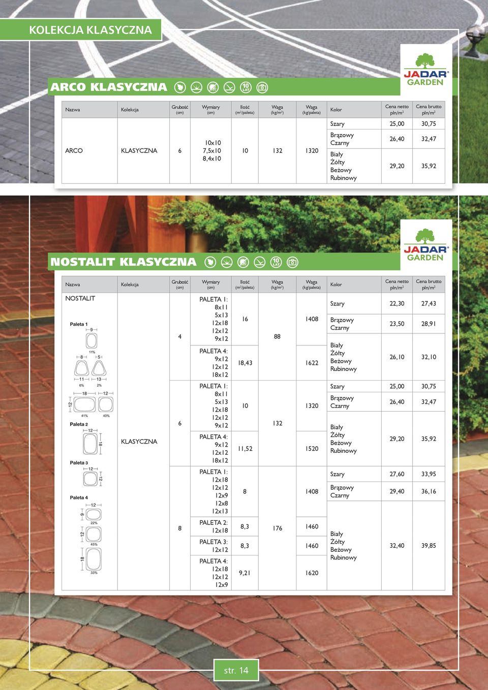8x11 5x13 12x18 12x12 9x12 PALETA 4: 9x12 12x12 18x12 10 132 1320 11,52 1520 Szary 25,00 30,75 26,40 32,47 29,20 35,92 PALETA 1: 12x18 12x12 12x9 12x8