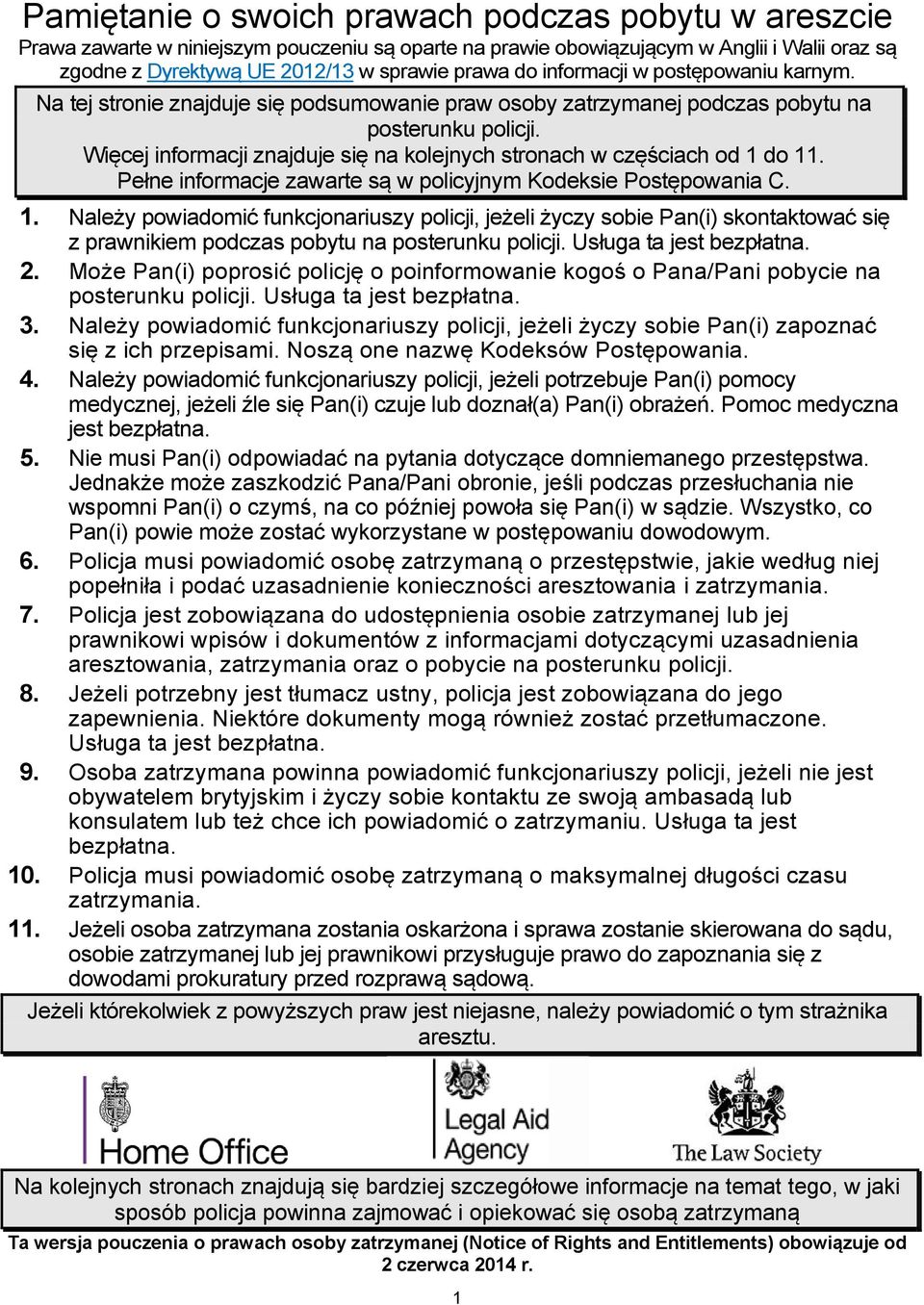 Więcej informacji znajduje się na kolejnych stronach w częściach od 1 