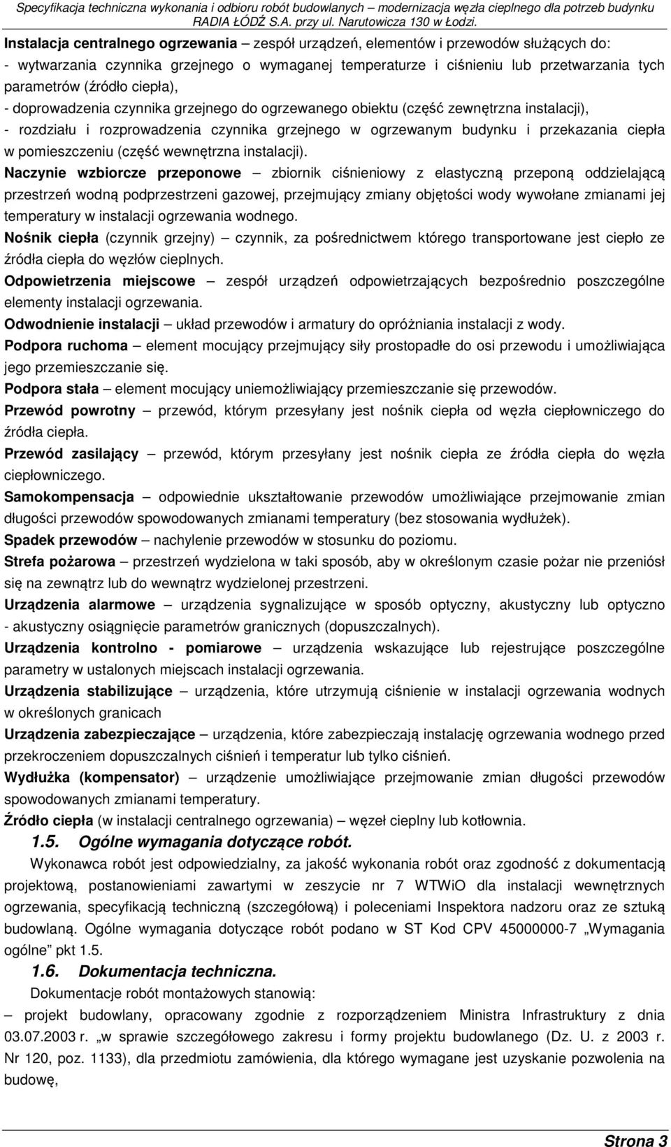 pomieszczeniu (część wewnętrzna instalacji).