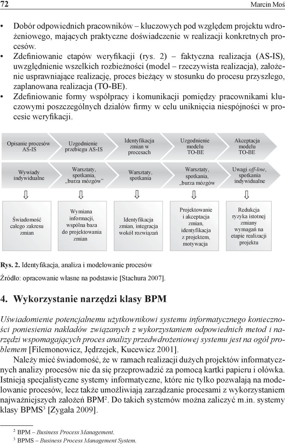 realizacja (TO-BE). Zdefiniowanie formy współpracy i komunikacji pomiędzy pracownikami kluczowymi poszczególnych działów firmy w celu uniknięcia niespójności w procesie weryfikacji.