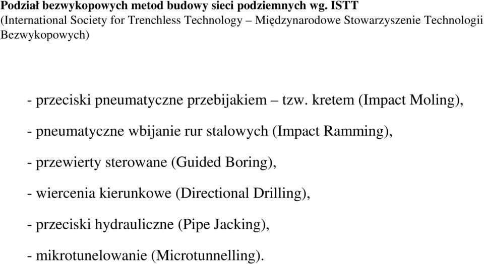 przeciski pneumatyczne przebijakiem tzw.