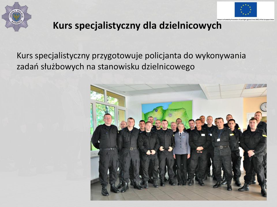 przygotowuje policjanta do