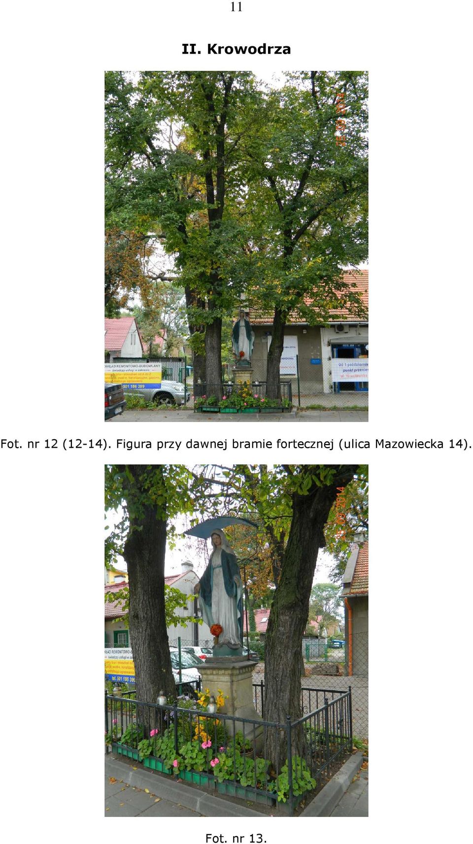 Figura przy dawnej bramie