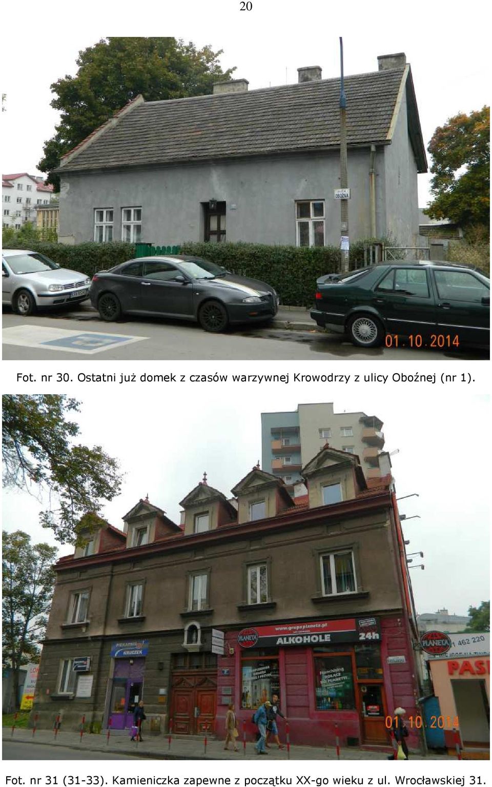 Krowodrzy z ulicy Oboźnej (nr 1). Fot.