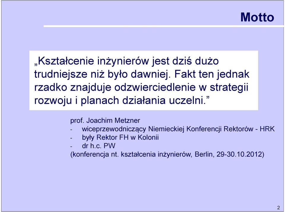 uczelni. prof.