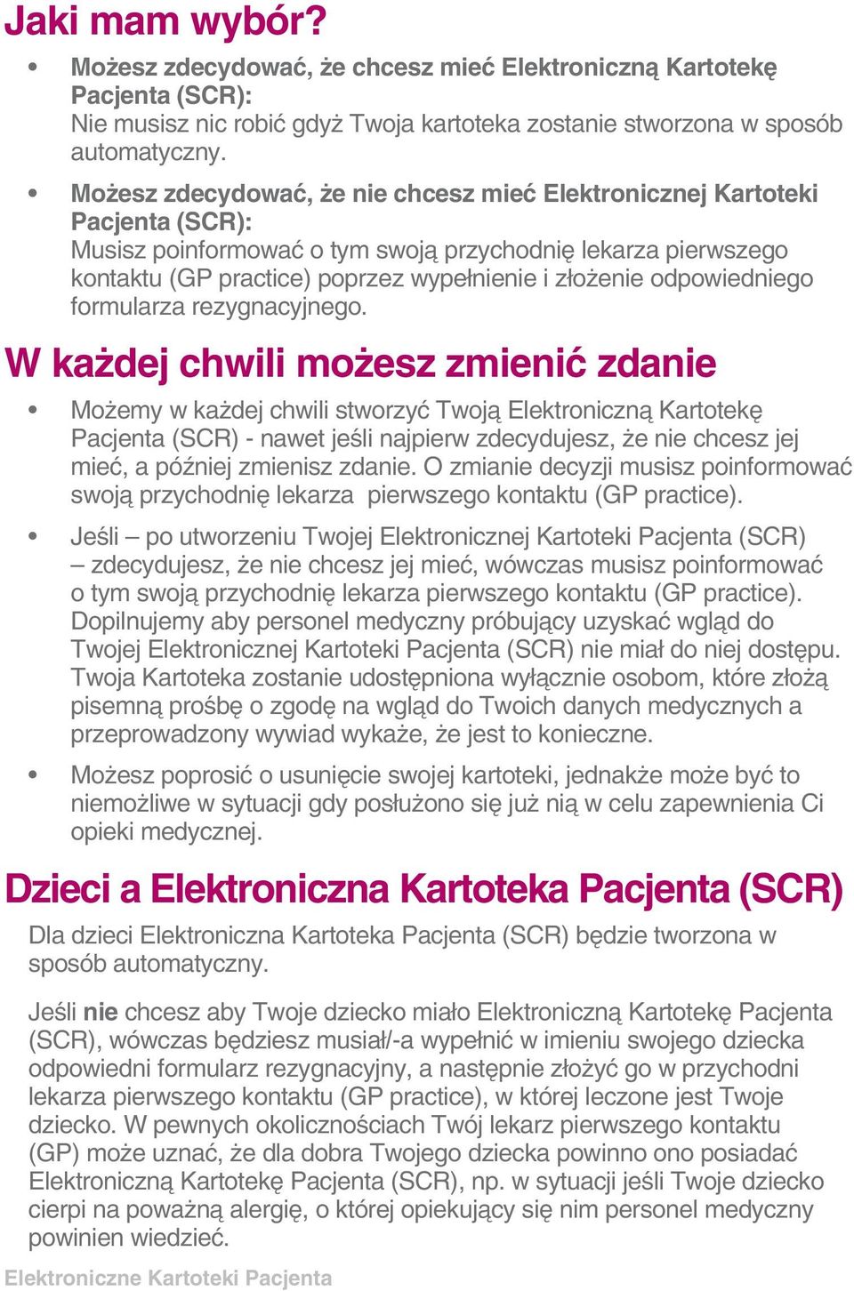 formularza rezygnacyjnego.