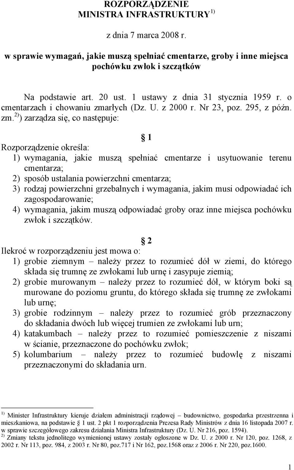 rłych (Dz. U. z 2000 r. Nr 23, poz. 295, z późn. zm.