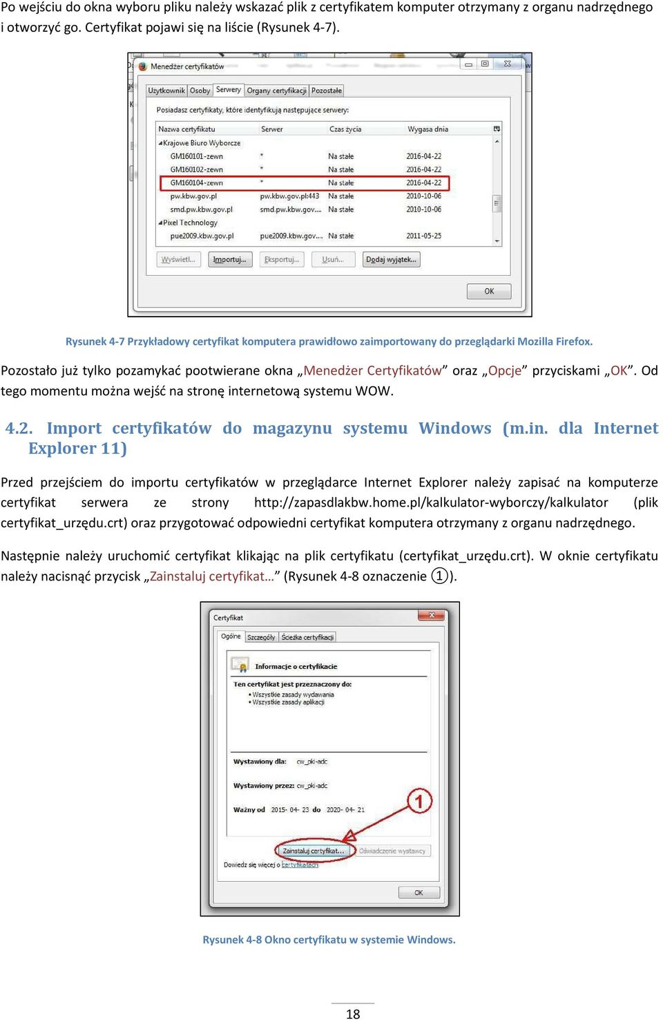 Od tego momentu można wejść na stronę int