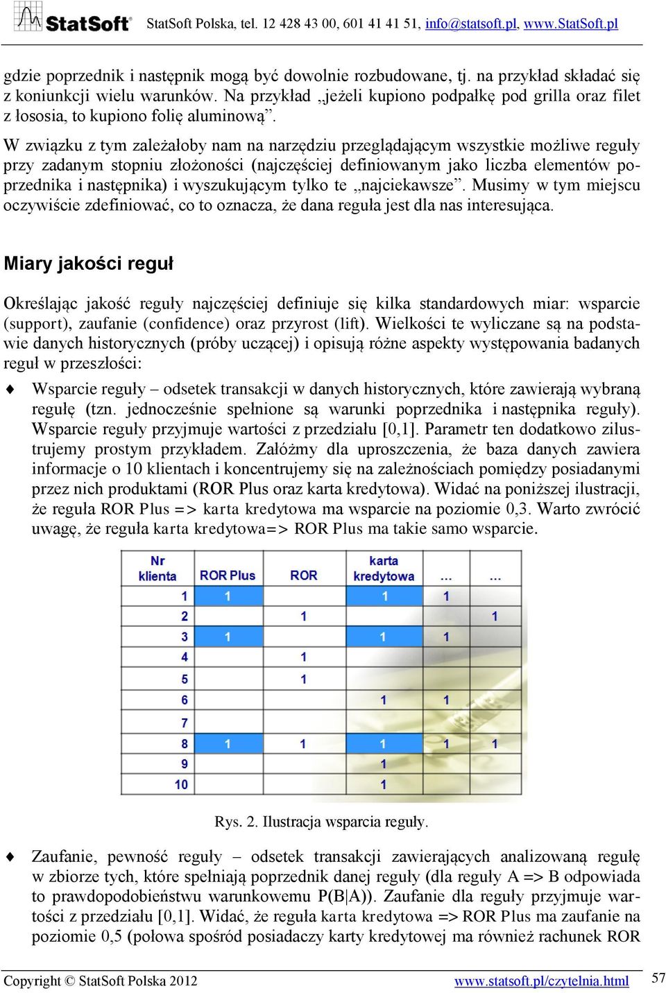 W związku z tym zależałoby nam na narzędziu przeglądającym wszystkie możliwe reguły przy zadanym stopniu złożoności (najczęściej definiowanym jako liczba elementów poprzednika i następnika) i