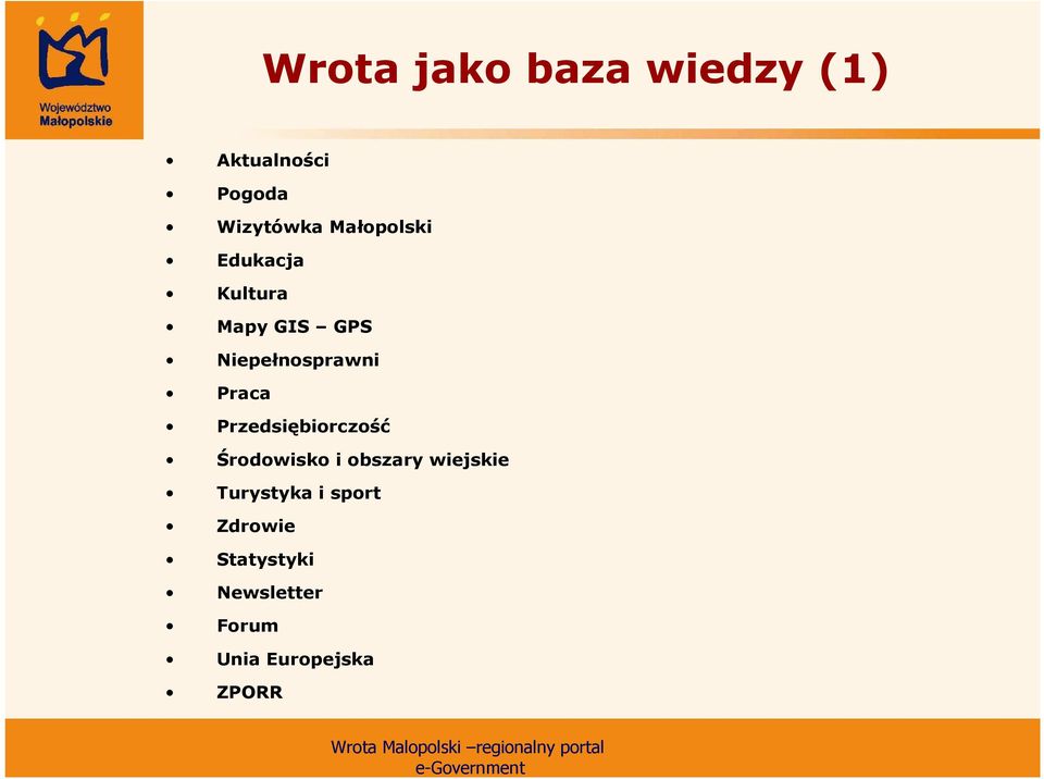 Praca Przedsiębiorczość Środowisko i obszary wiejskie