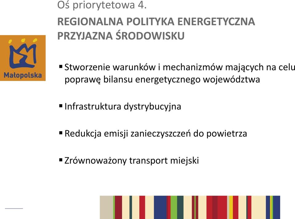 warunków i mechanizmów mających na celu poprawę bilansu