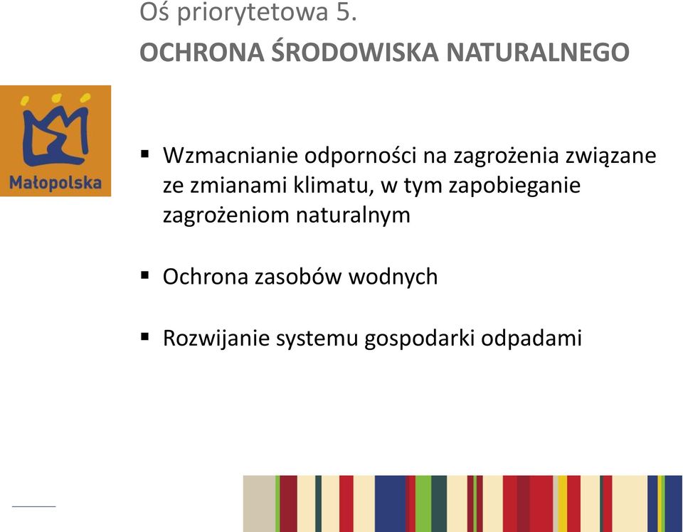 na zagrożenia związane ze zmianami klimatu, w tym