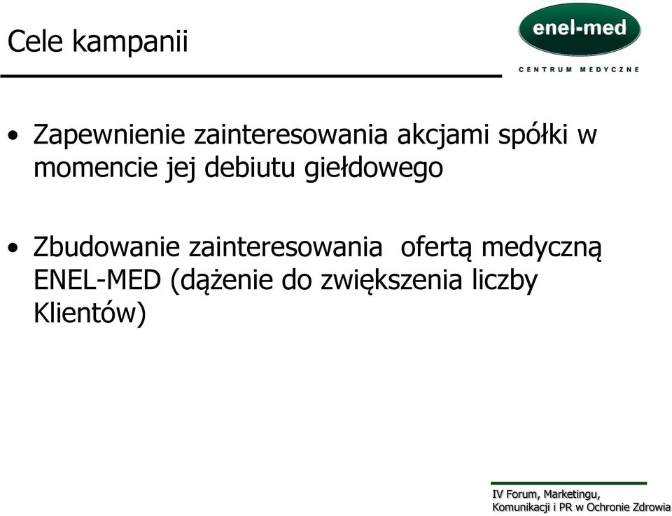 giełdowego Zbudowanie zainteresowania ofertą