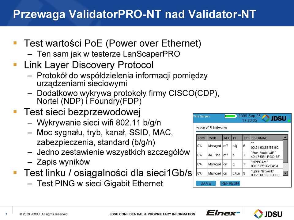 i Foundry(FDP) Test sieci bezprzewodowej Wykrywanie sieci wifi 802.