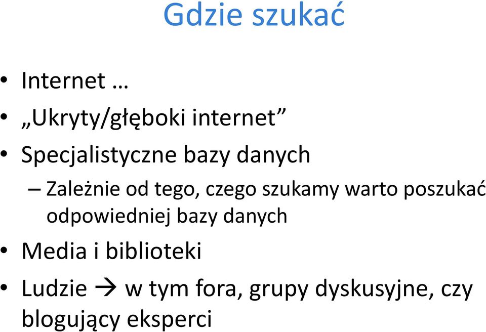 szukamy warto poszukad odpowiedniej bazy danych Media i