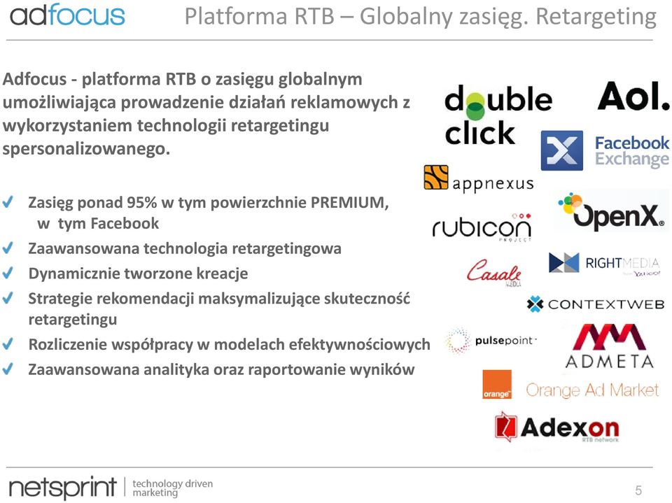 technologii retargetingu spersonalizowanego.