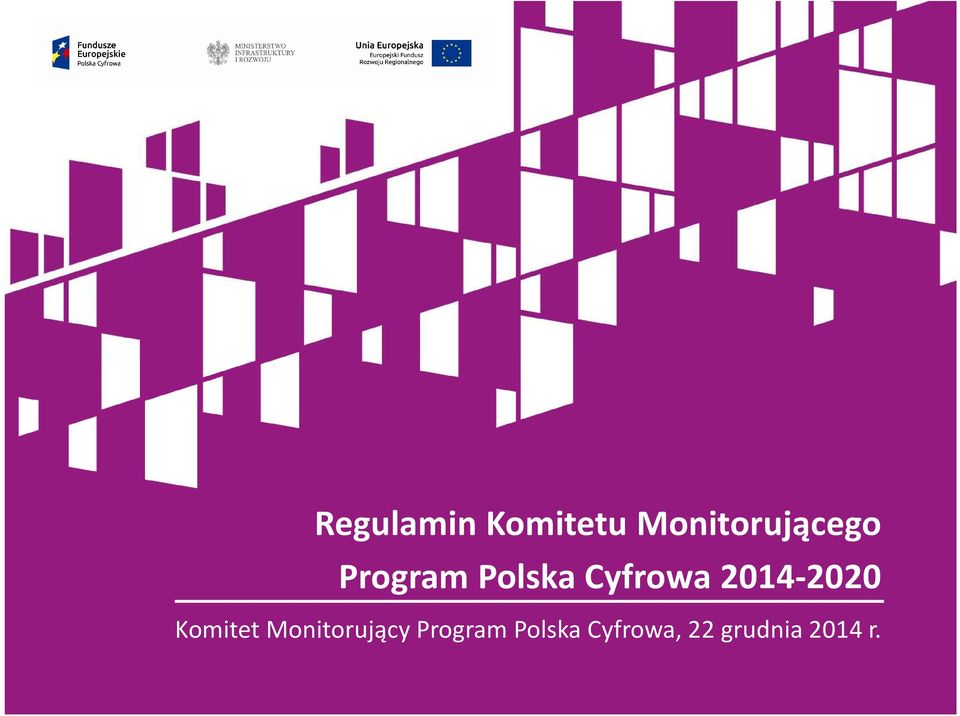 Cyfrowa 2014-2020 Komitet