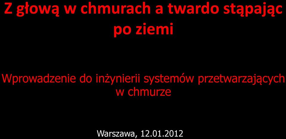 do inżynierii systemów