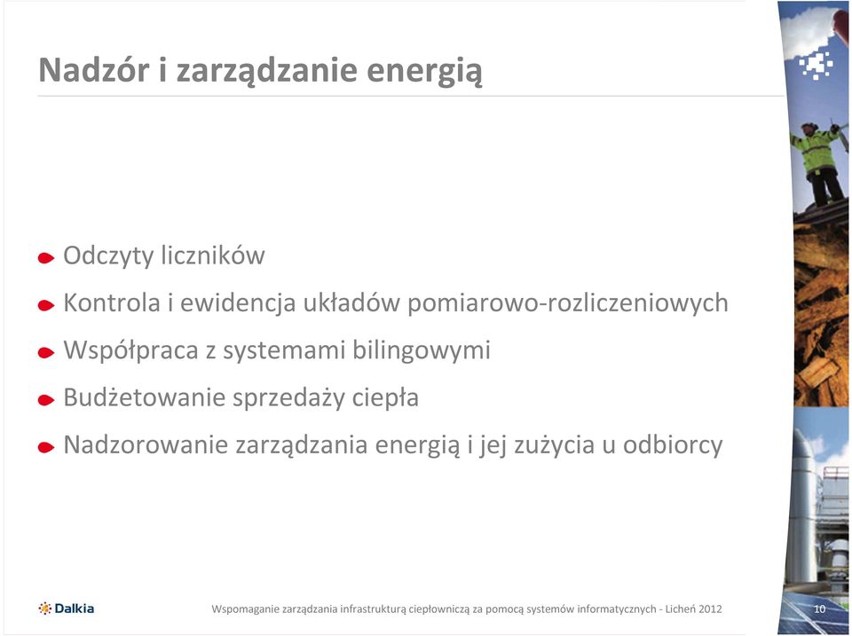 z systemami bilingowymi Budżetowanie sprzedaży ciepła
