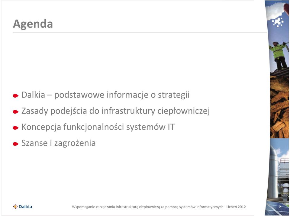 infrastruktury ciepłowniczej Koncepcja
