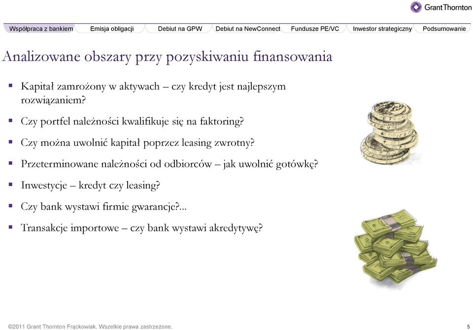 Czy można uwolnić kapitał poprzez leasing zwrotny? Przeterminowane należności od odbiorców jak uwolnić gotówkę?