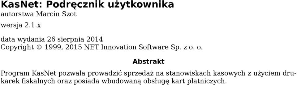 Sp. z o.