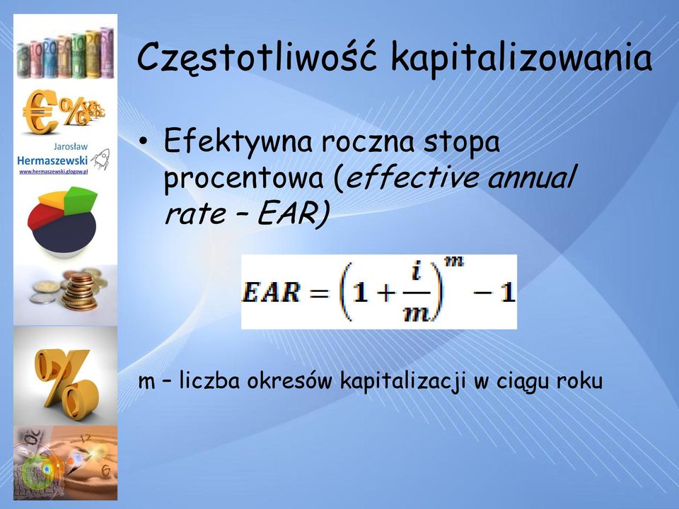 (effective annual rate EAR) m