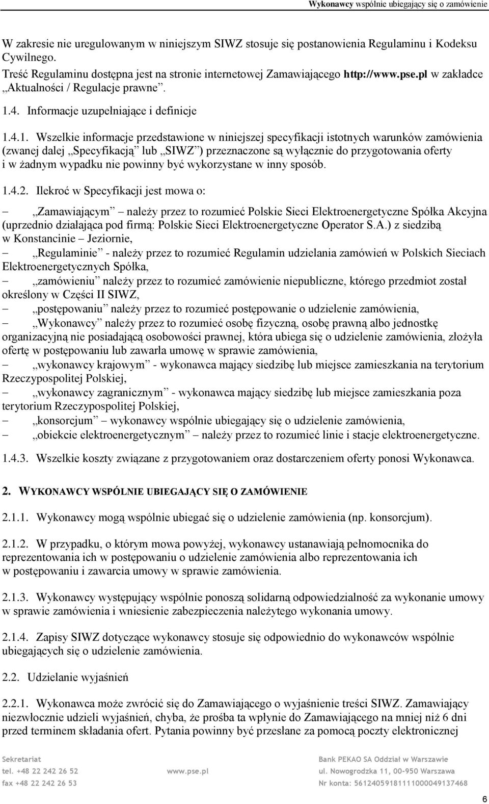 4. Informacje uzupełniające i definicje 1.