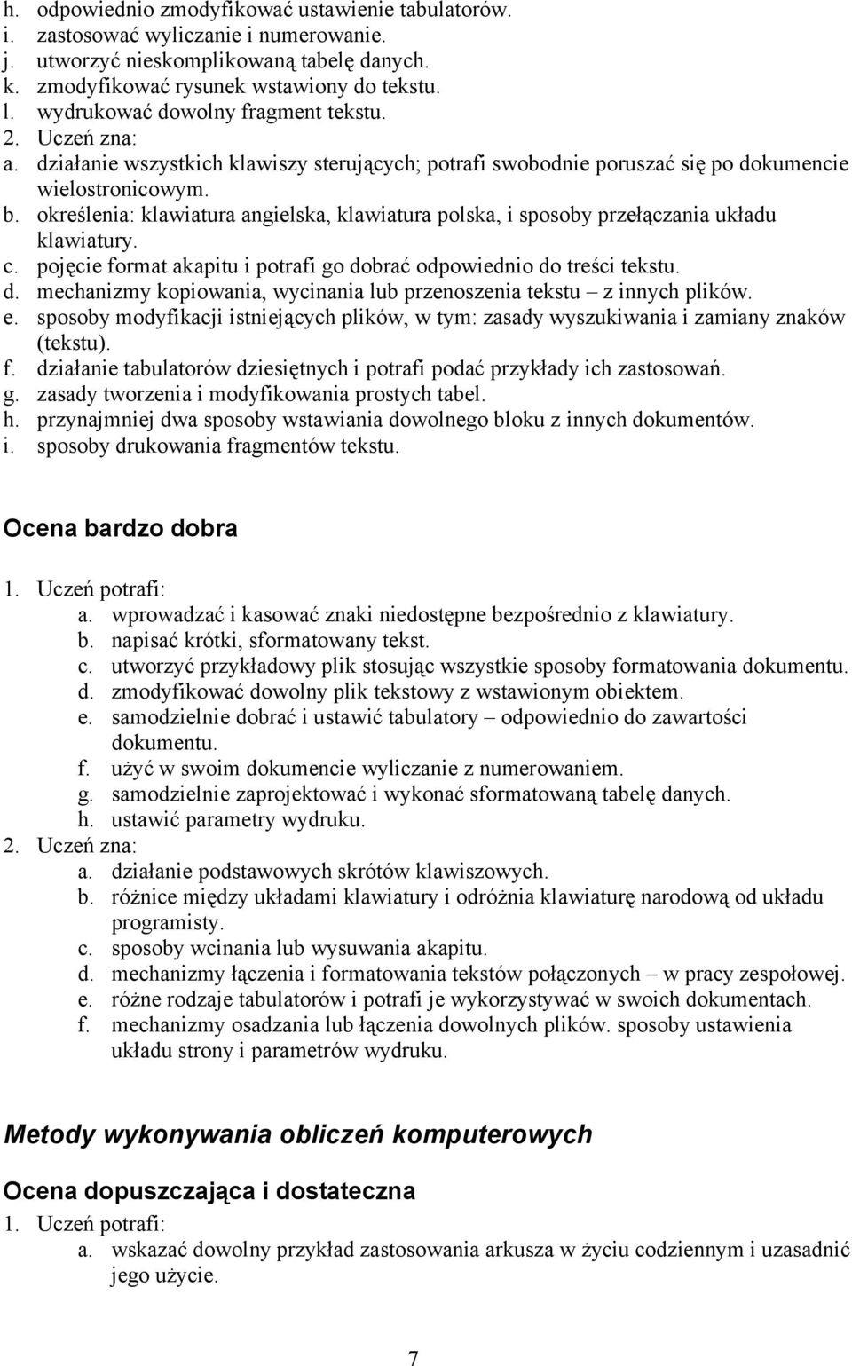 określenia: klawiatura angielska, klawiatura polska, i sposoby przełączania układu klawiatury. c. pojęcie format akapitu i potrafi go do