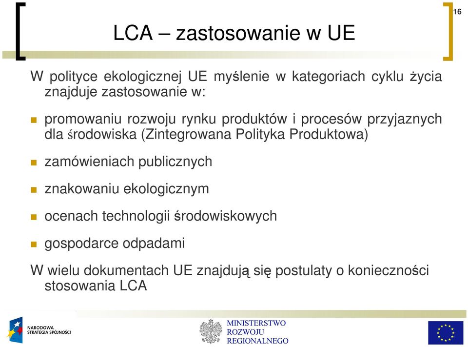 (Zintegrowana Polityka Produktowa) zamówieniach publicznych znakowaniu ekologicznym ocenach