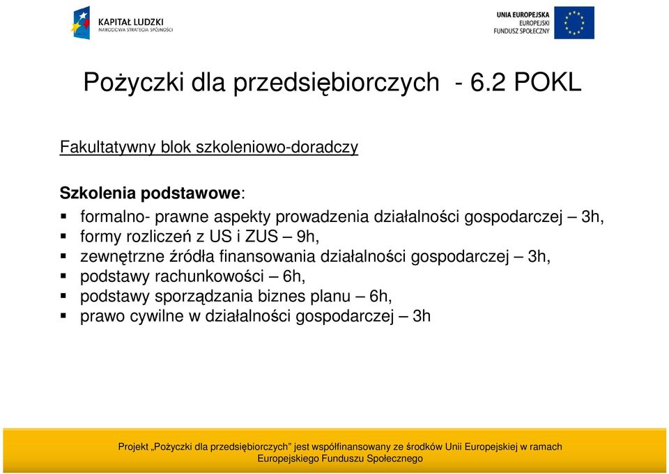 zewnętrzne źródła finansowania działalności gospodarczej 3h, podstawy