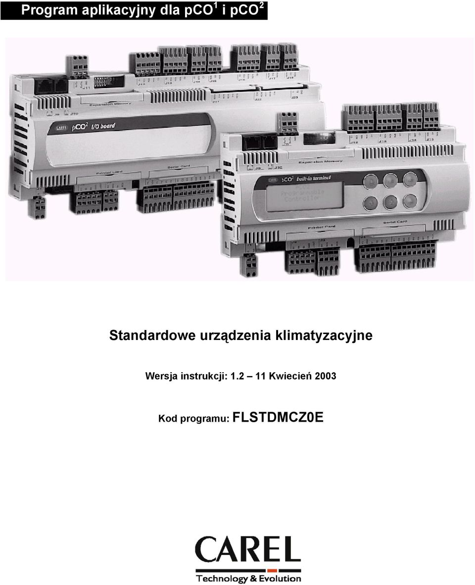 klimatyzacyjne Wersja instrukcji: