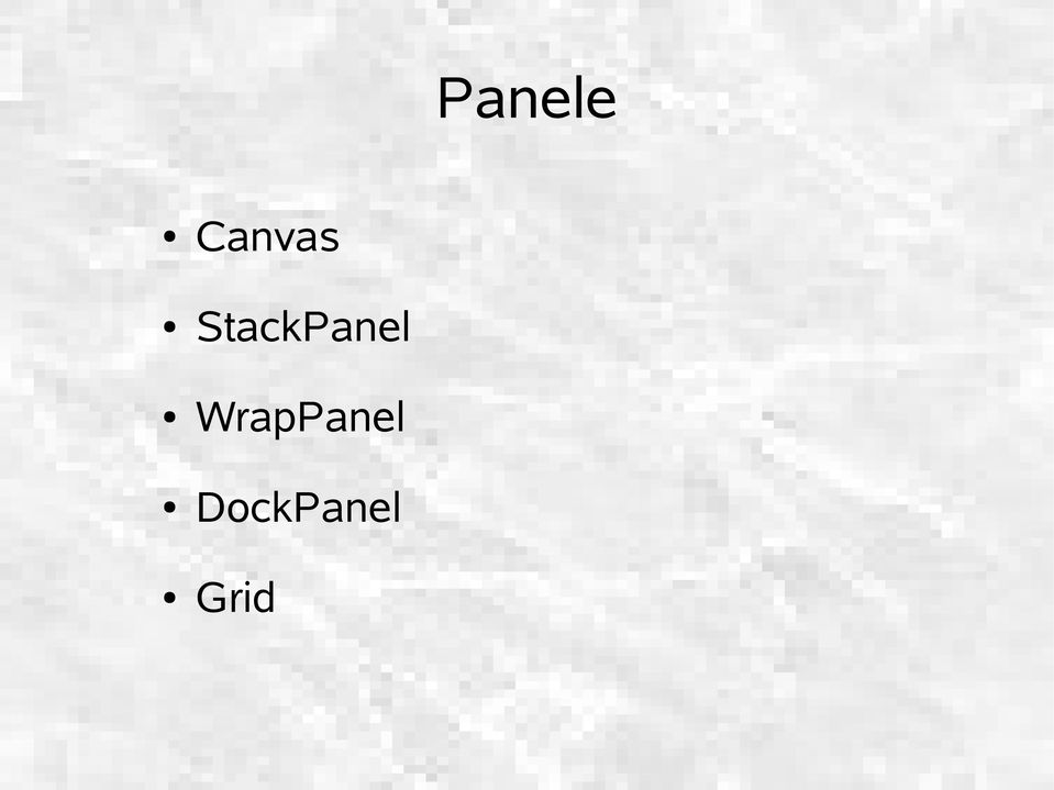 StackPanel