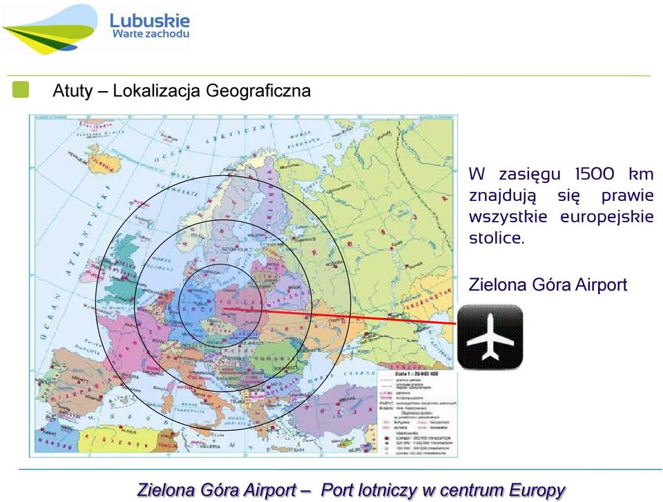 km znajdują się prawie