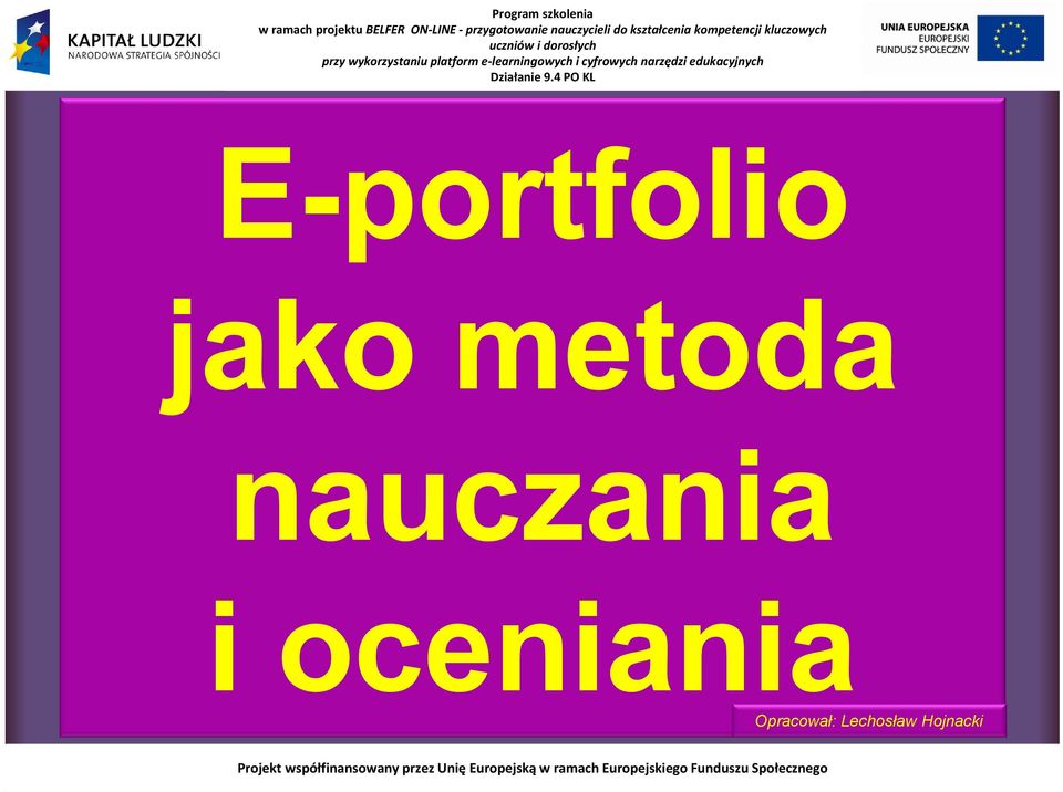 narzędzi edukacyjnych Działanie 9.