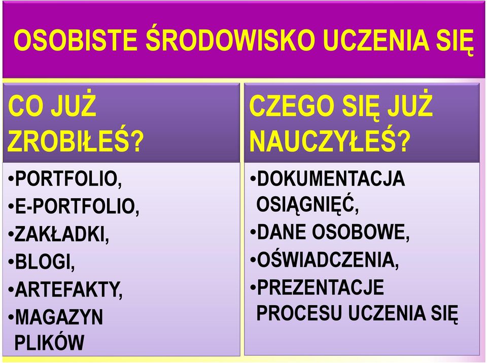 MAGAZYN PLIKÓW CZEGO SIĘ JUŻ NAUCZYŁEŚ?