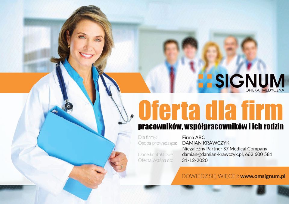 Partner S7 Medical Company damian@damian-krawczyk.