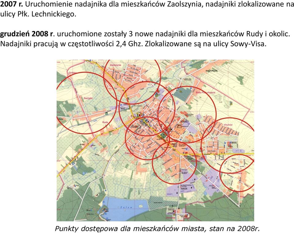 ulicy Płk. Lechnickiego. grudzień 2008 r.